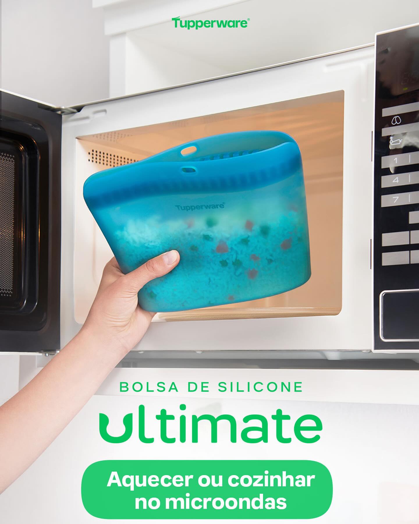 Saco de Silicone Multiuso GG Ultimate Tupperware Vermelho 2,9L