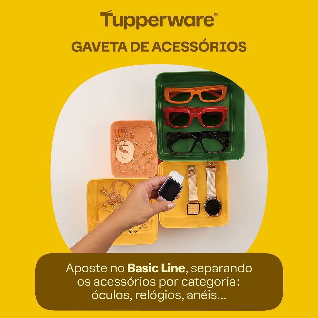 Pote Hermético Basic Line Tupperware 160ml Bordô