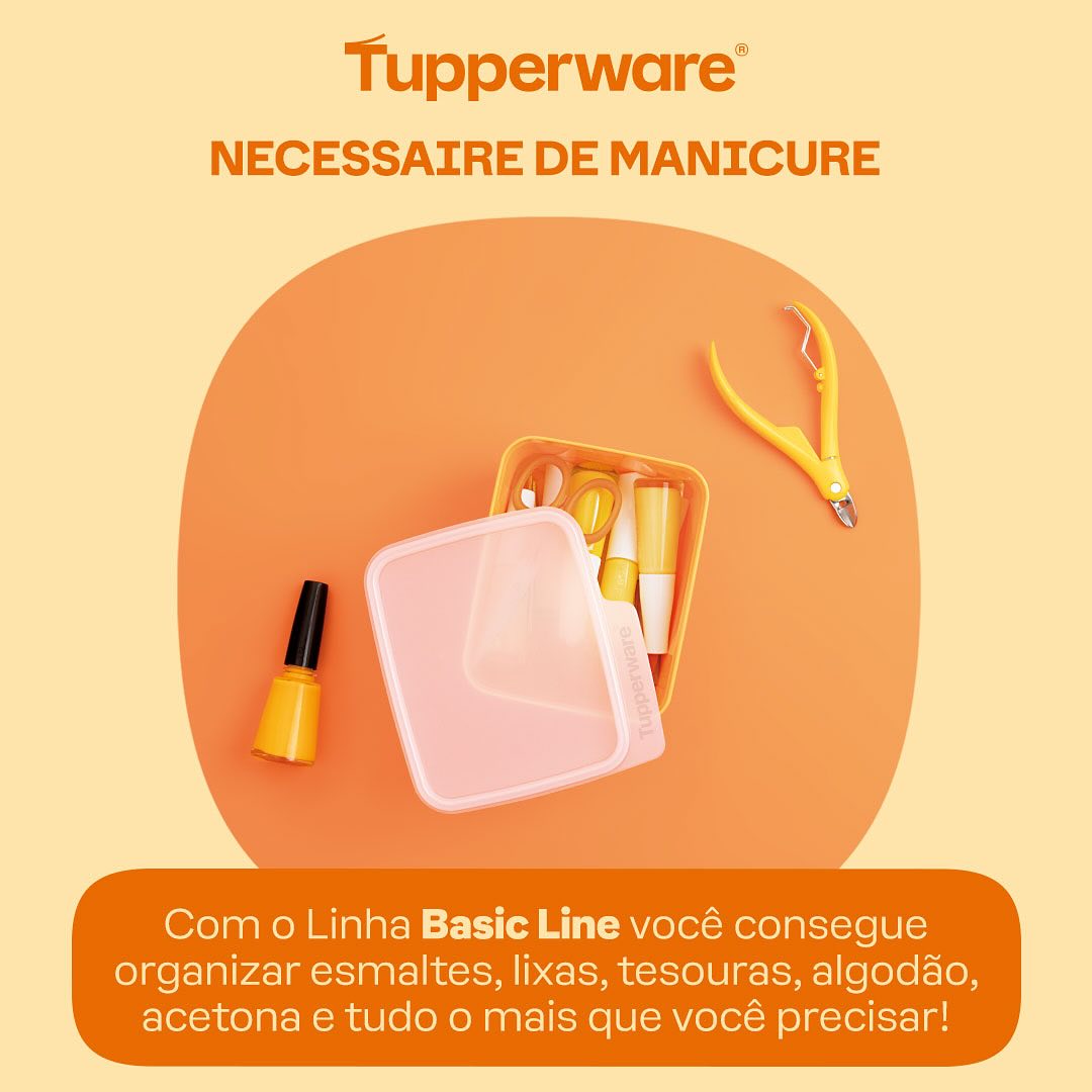 Pote Hermético Basic Line Tupperware 160ml Bordô