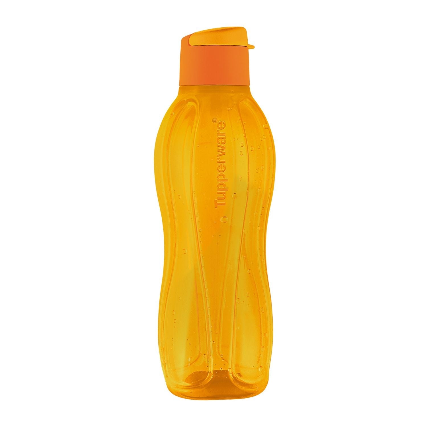 Garrafa de Água Tupperware Eco Tupper 1L Tangerina Amarela