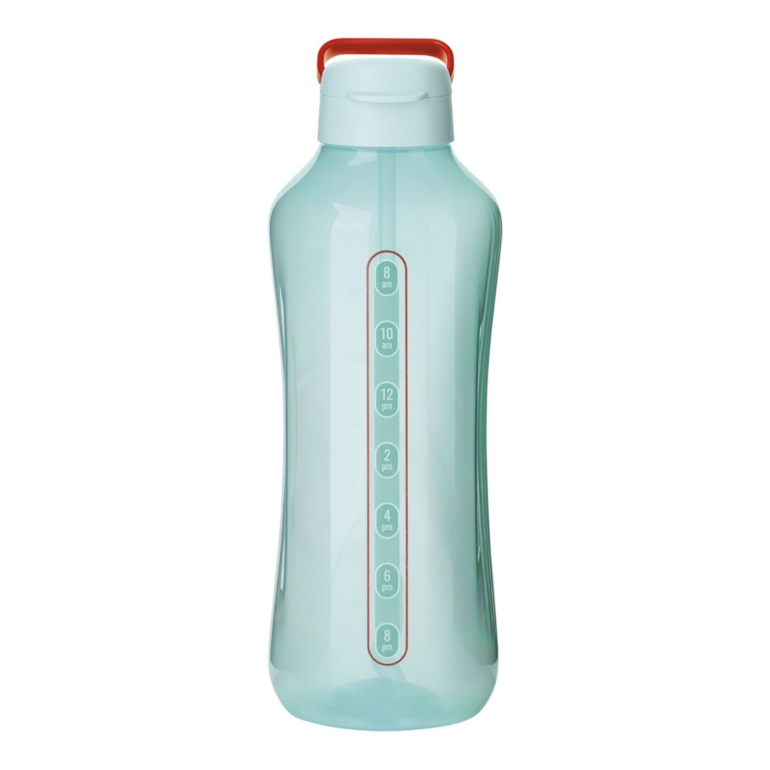 Garrafa de Água Tupperware Aquavibe com Canudo Flexível 2L Azul Claro